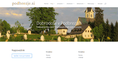 Desktop Screenshot of podbrezje.si